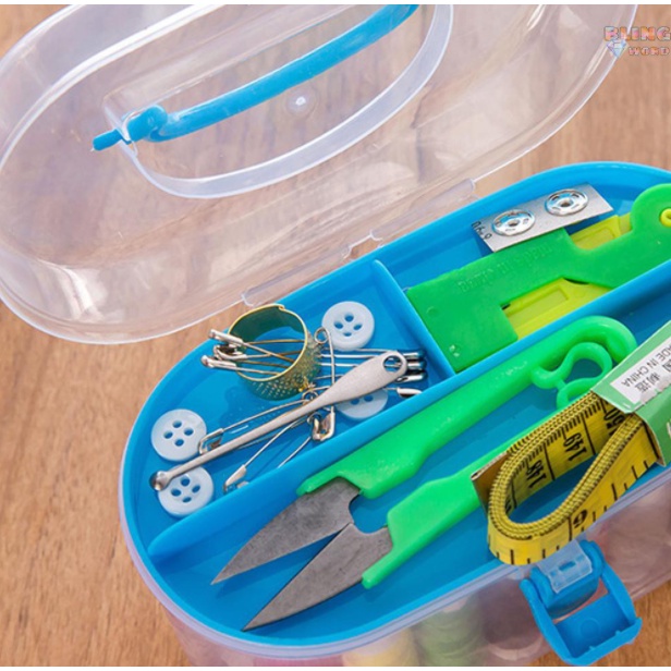 Sewing Storage Kit Box Needle Threads Scissor Accessory Storage Box Sundries Storage Box
