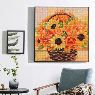 FY 5D DIY Full Drill Square Diamond Painting Flowers Cross Stitch Embroidery #1