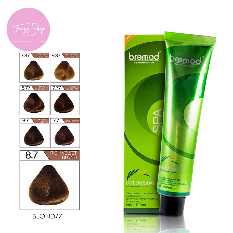Bremod Performance Hair Color (Blond/7) 100ml Shopee Philippines