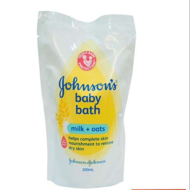 johnson baby bath milk and oats