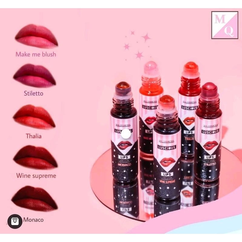 MQ Cosmetics Best Seller Luscious SemiGel Lip Tint(long lasting, highly pigmented) Shopee