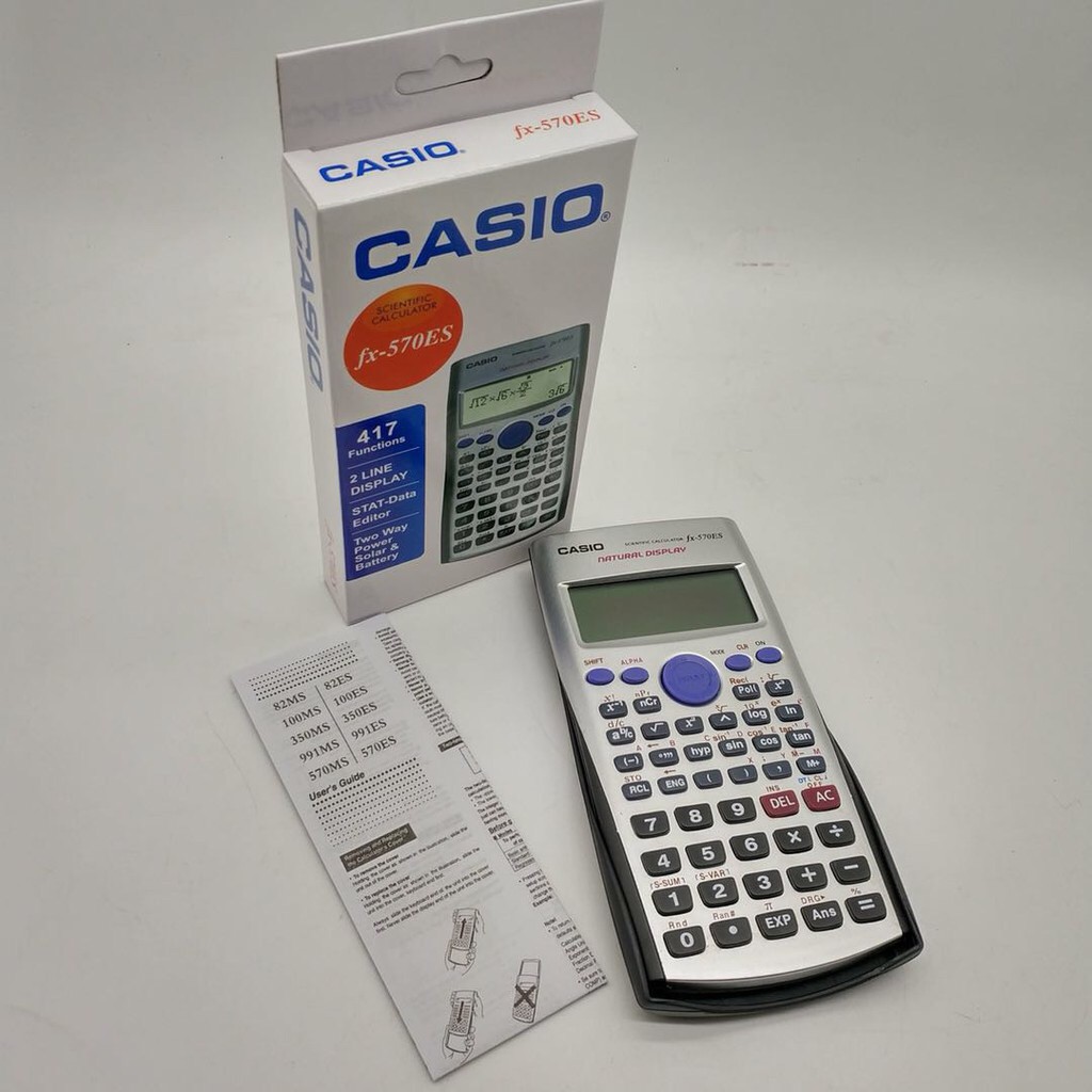 Casio Scientific Calculator FX-570ES | Shopee Philippines