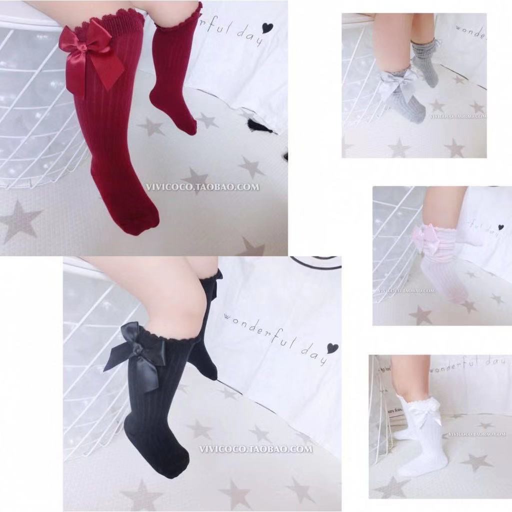baby girl high knee socks