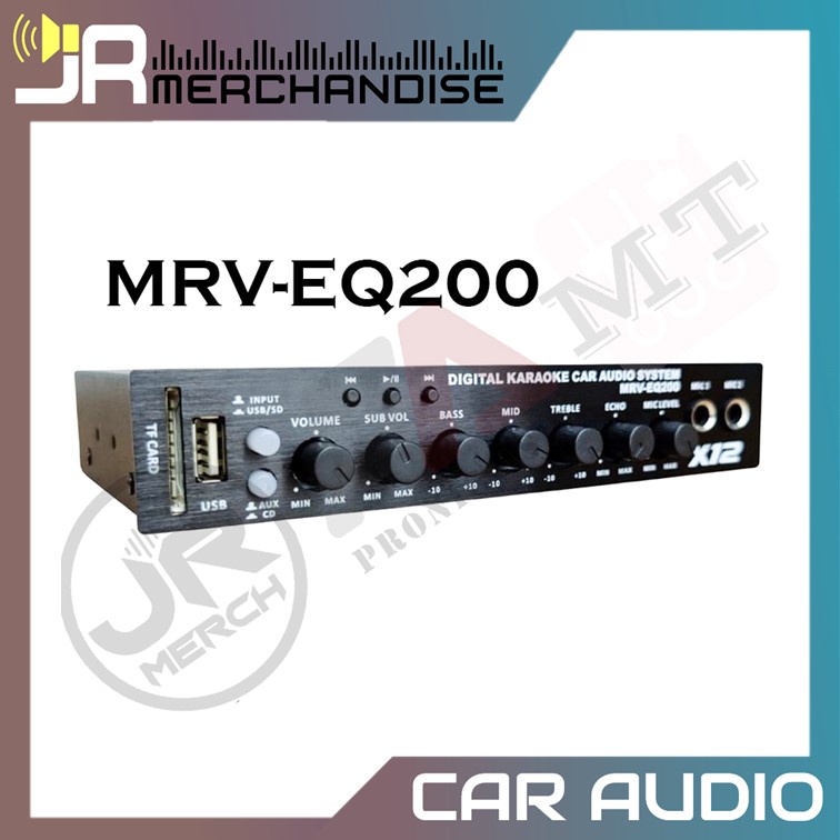 X12 (MRVEQ200) Preamp Parametric Equalizer with Subwoofer Output, Mic