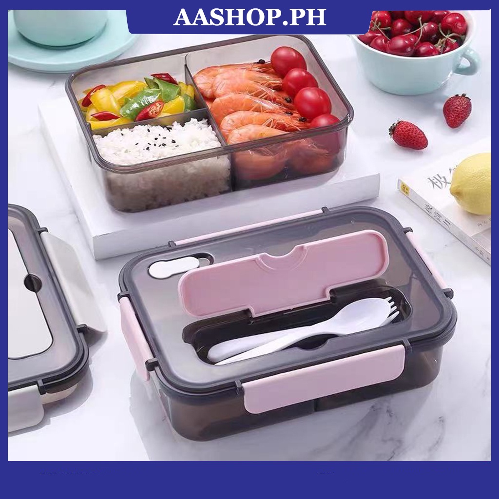 AASHOP.PH Lunch Box With Utensils Portable Picnic Food Fruit Container ...