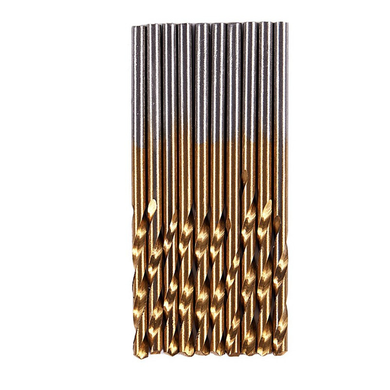 50Pcs 1/1.5/2.0/2.5/3Mm Hss Drill Bit Set & 1/4-Inch Hex Shank 3-12 4-20 4-12Mm Titanium Coated Step Drill Bit Set