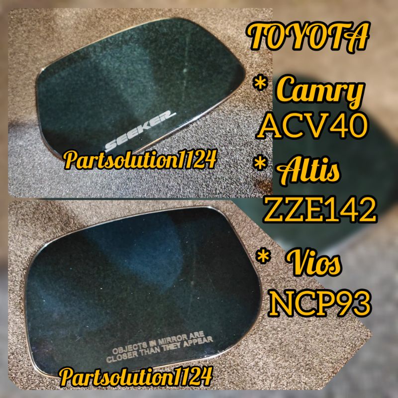 TOYOTA SIDE MIRROR SEEKER (ACV40,ZZE142, NCP93,ACV30,ZZE112,NCP42) VIOS / CAMRY / ALTIS (EXTRA