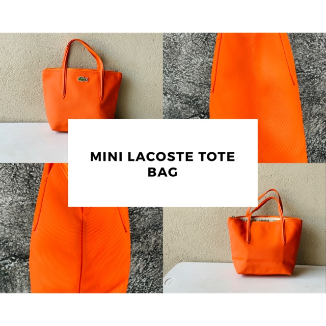 lacoste orange bag
