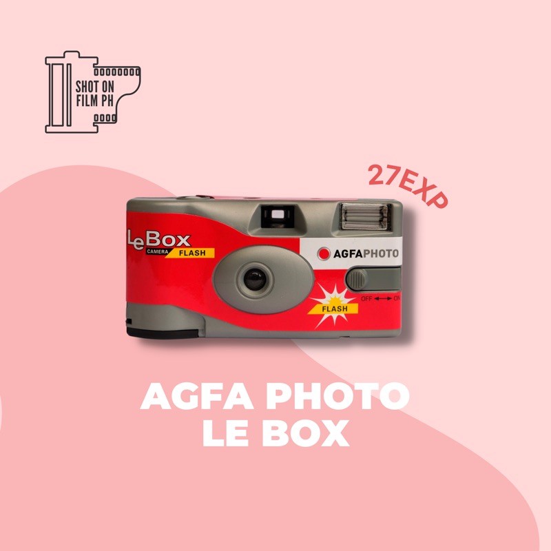 Agfa LeBox Disposable Camera (27exp) Shopee Philippines