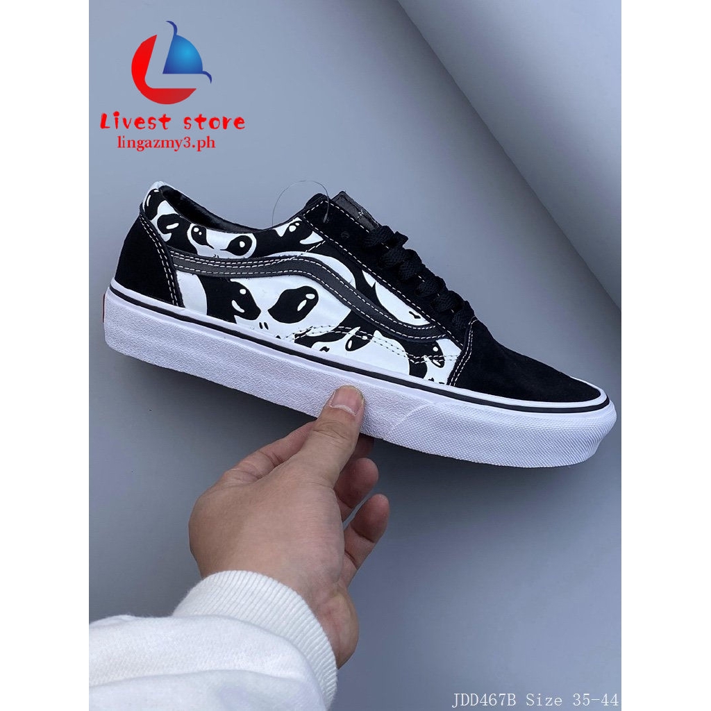 red and black canvas shoes