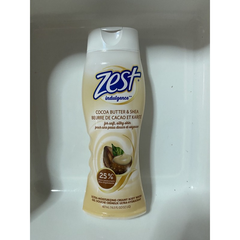 Zest Cocoa Butter & Shea Ultra Moisturizing Creamy Body Wash Shopee