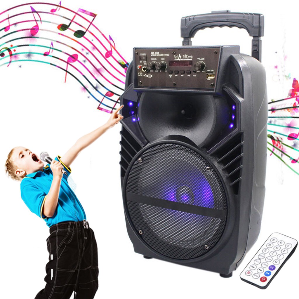 outdoor portable speaker with microphone