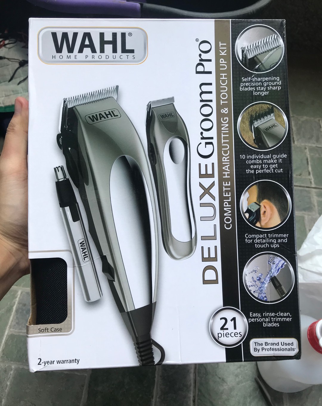 wahl deluxe complete home haircutting kit