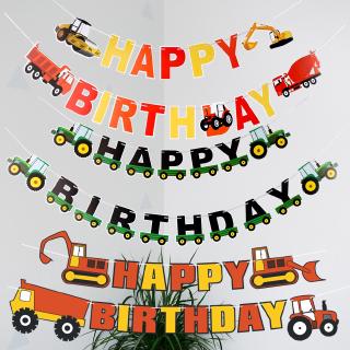 Happy Birthday Banner Construction Theme Shopee Philippines