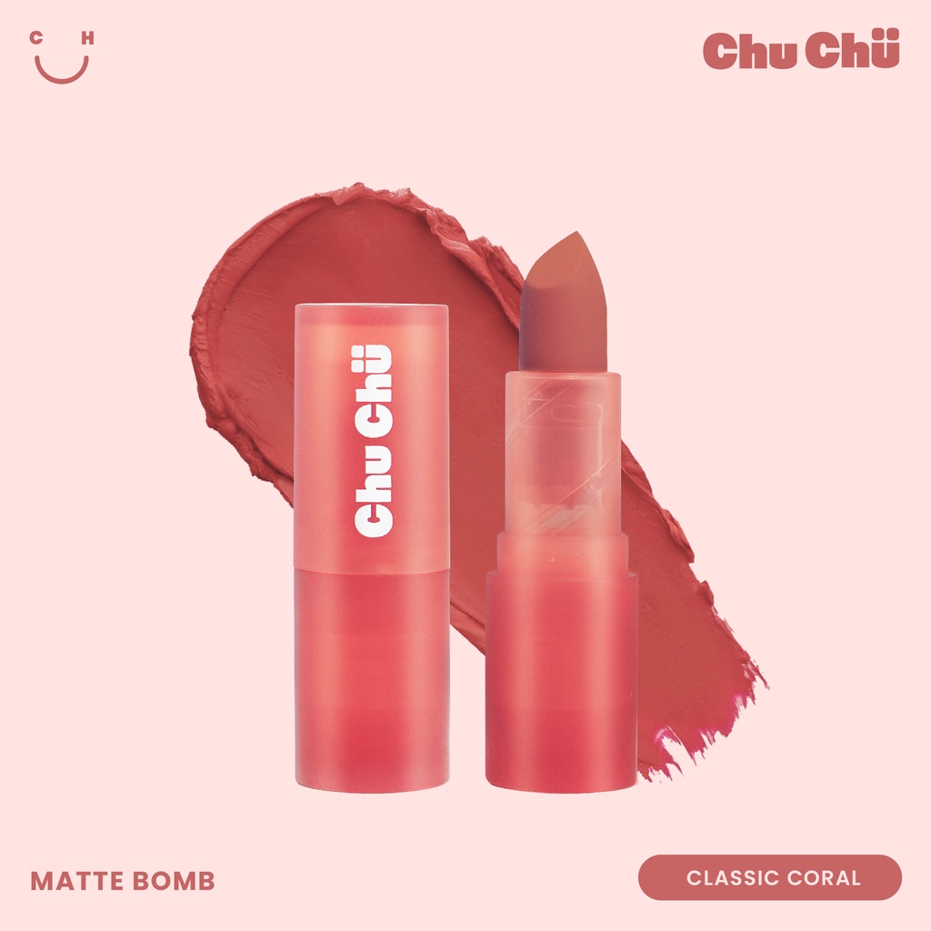 chuchu beauty matte bomb lipstick