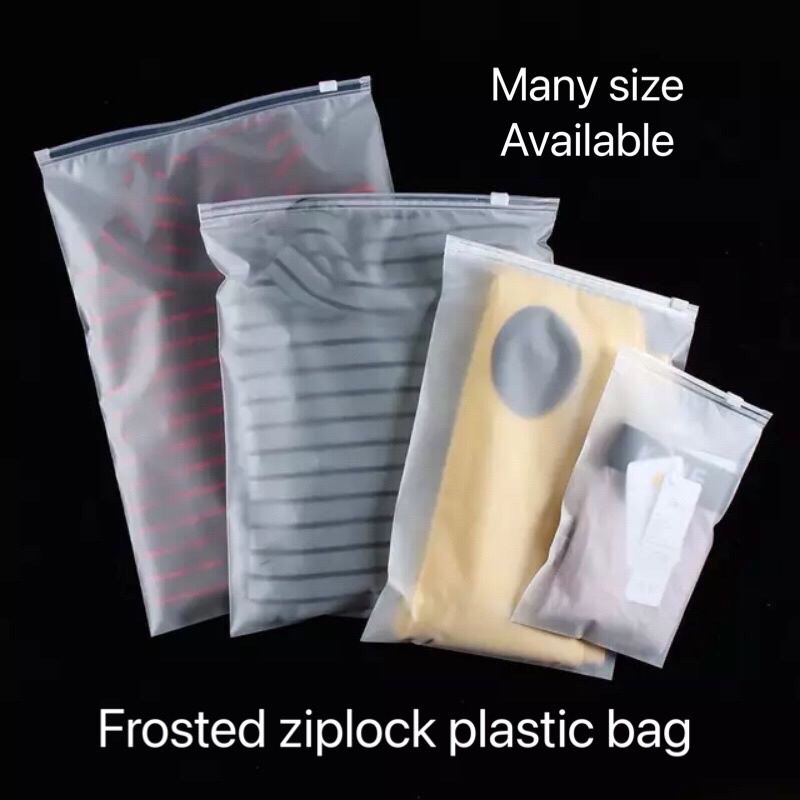 frosted ziplock seal storage plastic bag ziplock pouch ziplock plastic ...