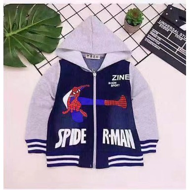 spiderman jean jacket