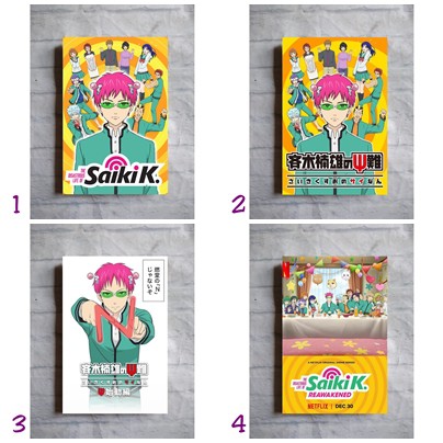 Saiki Kusuo No Sainan Anime Poster The Disastrous Life Of Saiki K Decorating A Wooden Wall Shopee Philippines