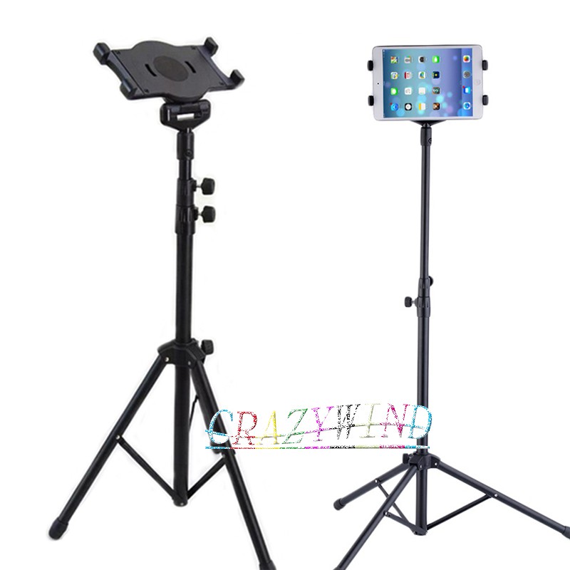 Universal Multi Direction Floor Stand Tablet Tripod Mount Holder