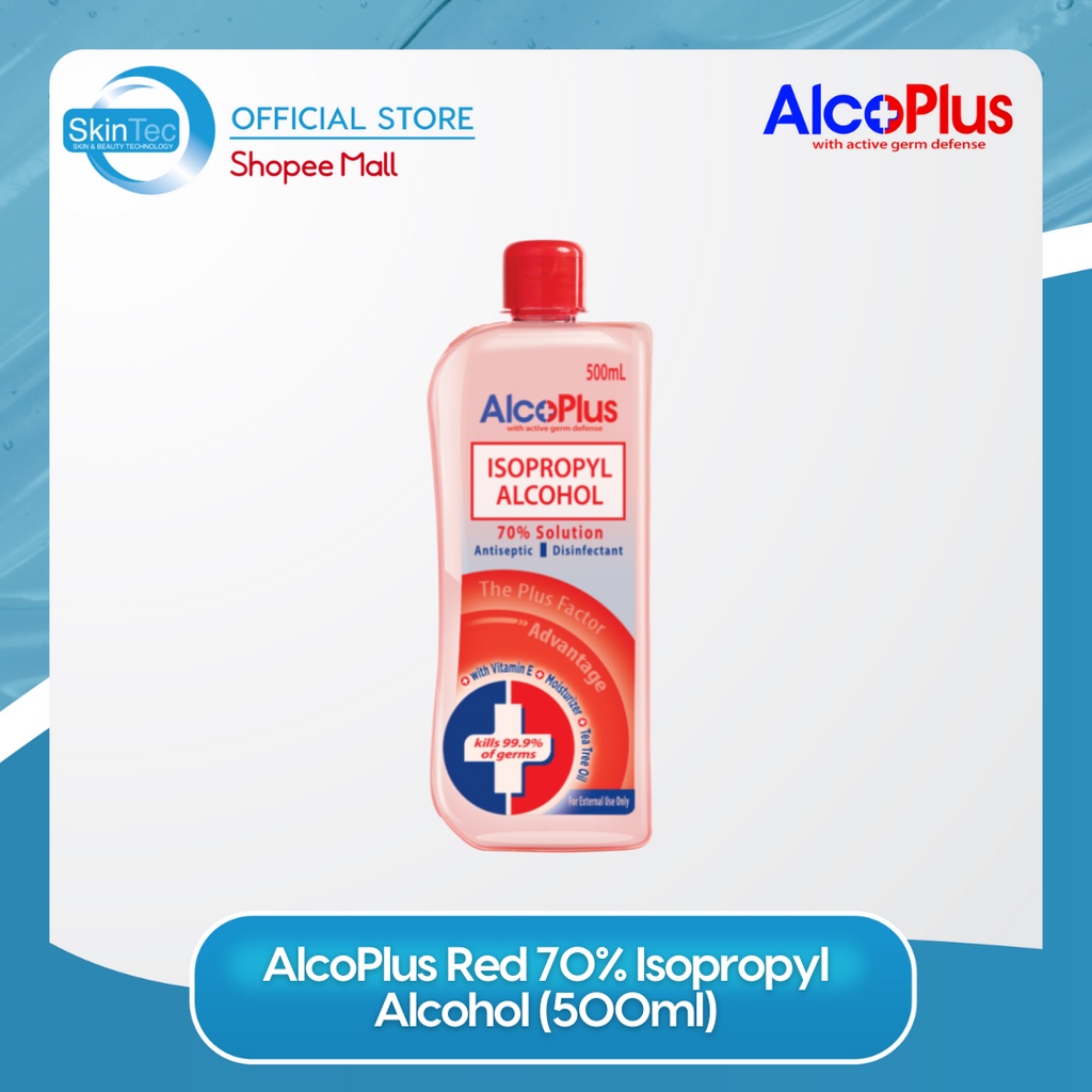 AlcoPlus Red 70 Isopropyl Alcohol (500ml) Shopee Philippines