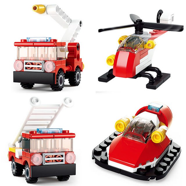 lego fire car