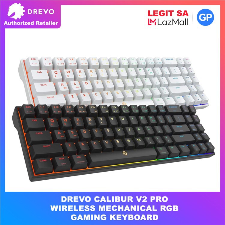 Drevo Calibur V2 Pro Bluetooth 5.1 Wireless RGB Mechanical Gaming