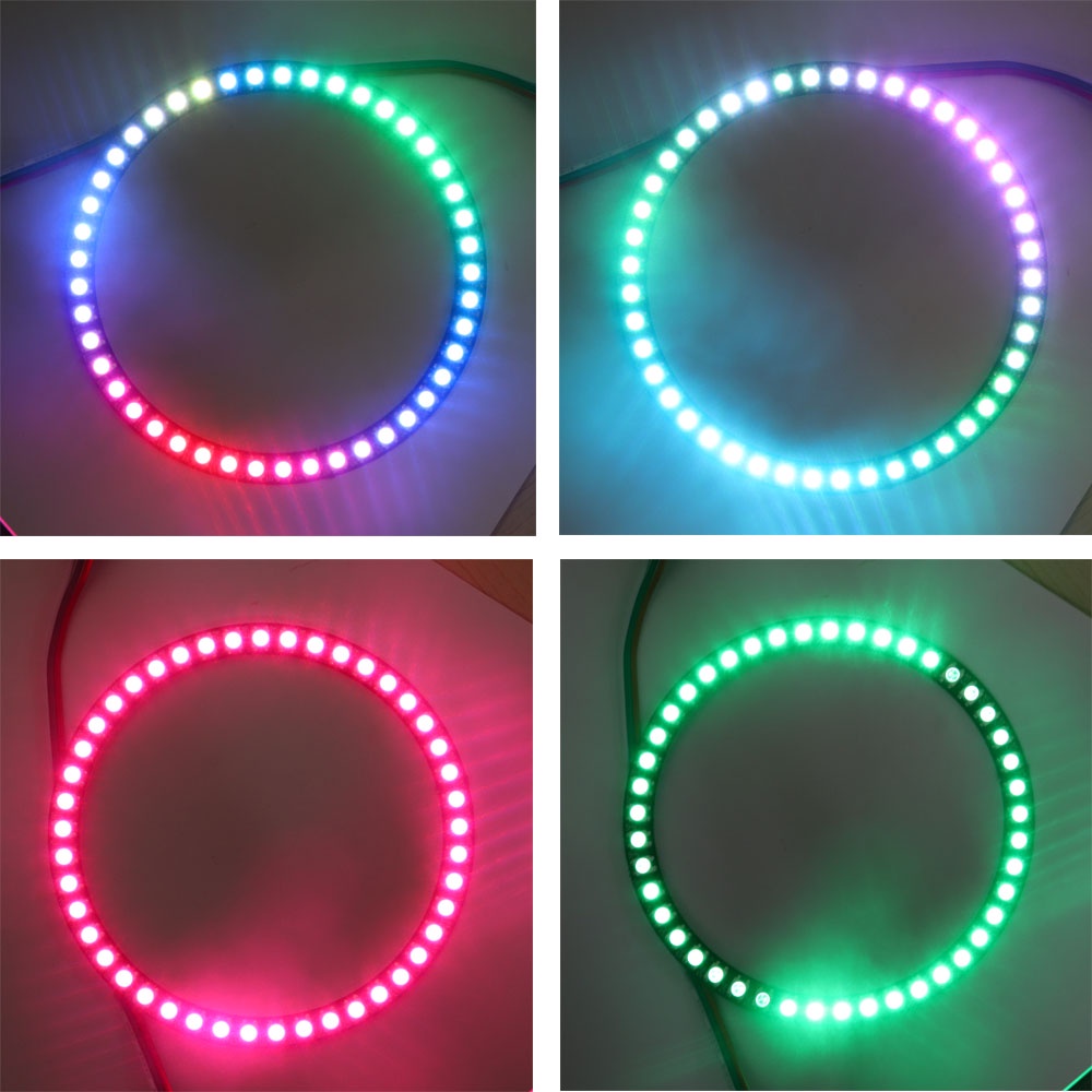 Ws2812b 816243545 Leds Pixel Ring Addressable Led Modules Ws2812 Ic Rgb Full Color Round Led 