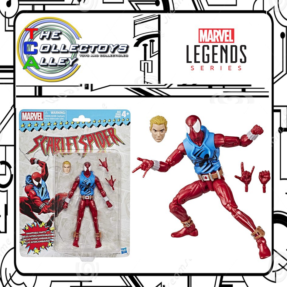 marvel legends retro scarlet spider