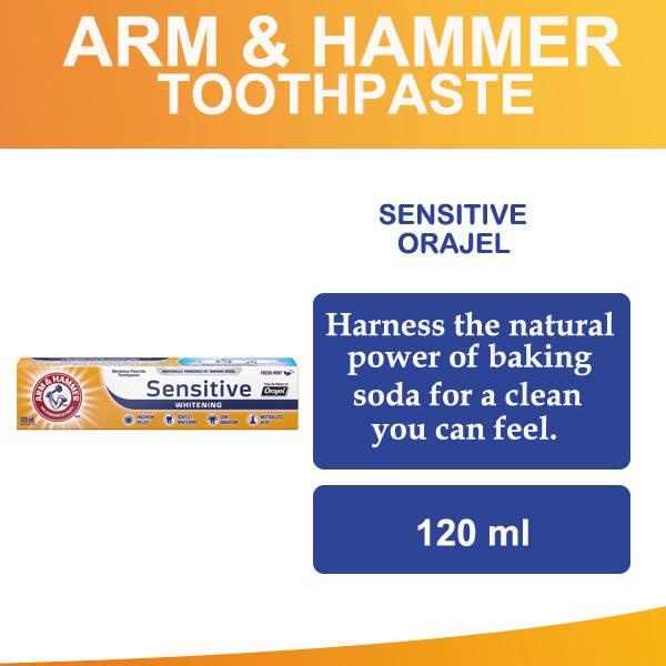 Arm and Hammer Sensitive Orajel Toothpaste 120ml Shopee Philippines