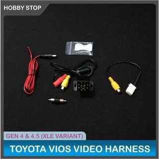 Toyota Vios XLE (Gen 4/4.5 (2018 - 2020) 8 LEDs Reverse Camera with Video Harness