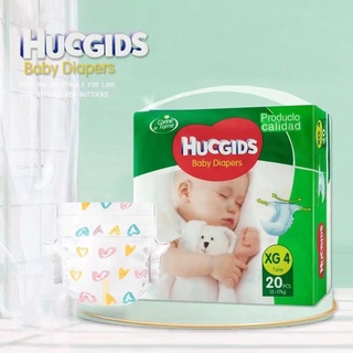 SuperBaby Shop diapers HUCGIDS Natural Soft Diapers S-M-L-XL 20 pcs