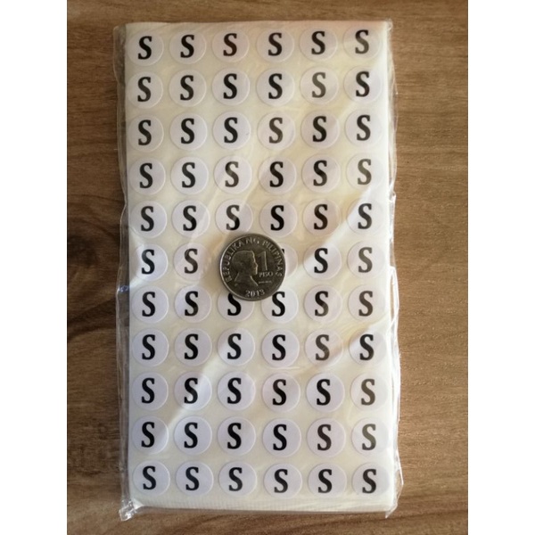 Size Sticker Tags contains 66 pieces per sheet (new model 2021