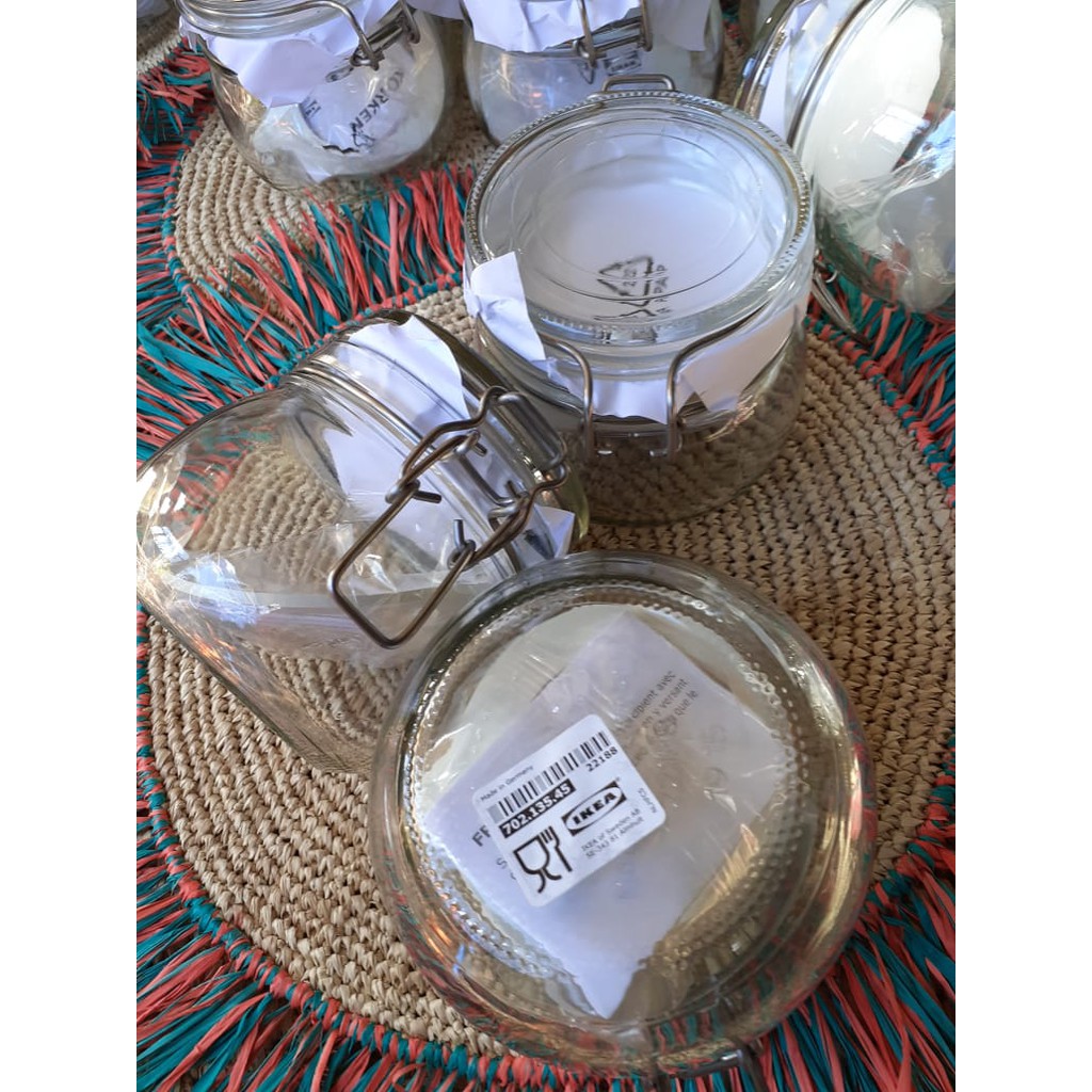 IKEA KITCHEN (AIRTIGHT JAR/STORAGE/ GLASSWARE/SPICE JAR/ RACK) Shopee