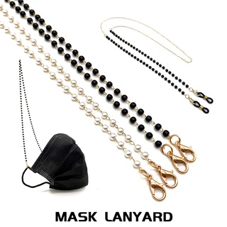 Face mask holder Lanyard for face mask strap chain necklace Pearl Eyeglasses Lanyards Neck Hanging R