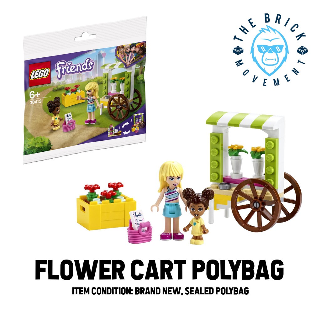 lego friends flower cart 30413 building kit