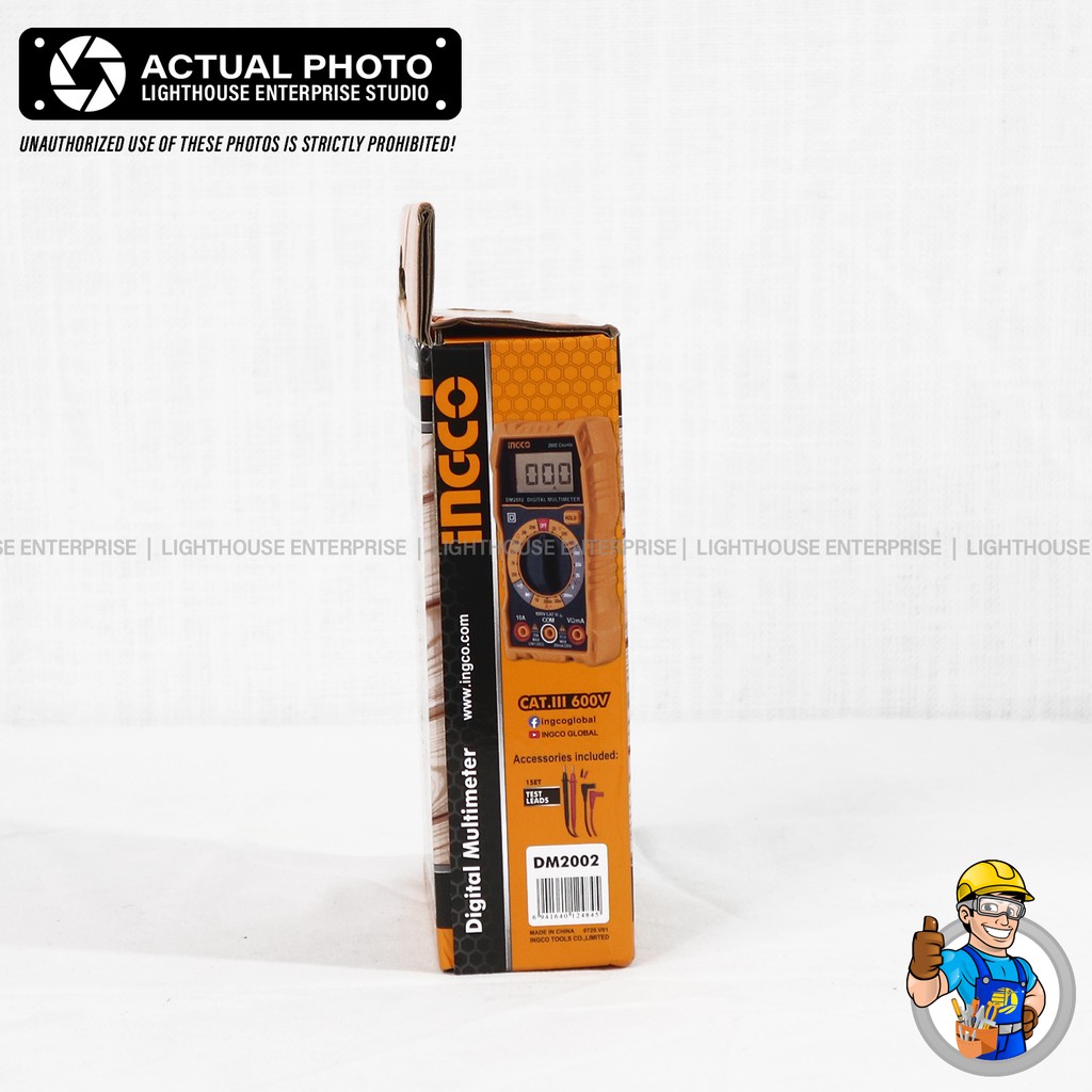 INGCO 2000 Counts Digital Multimeter (DM2002) *LIGHTHOUSE ENTERPRISE*