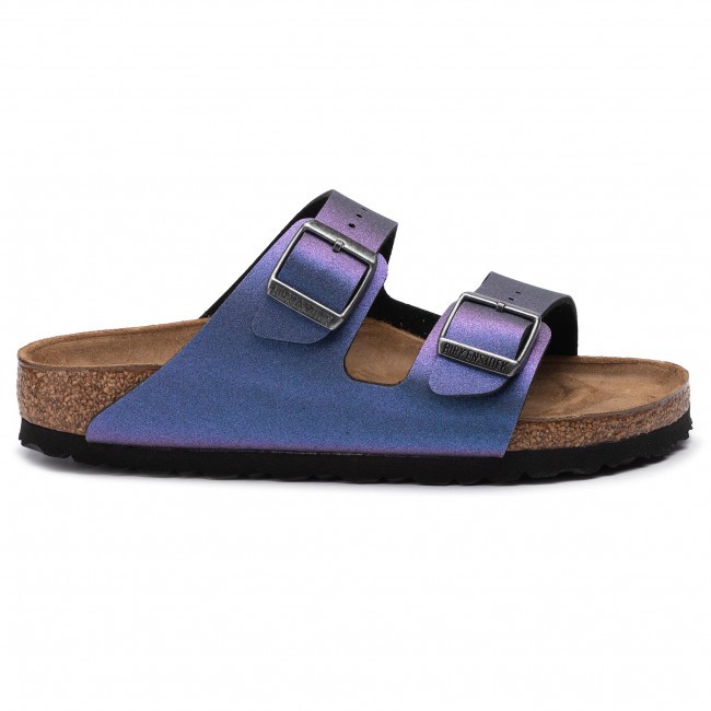 icy metallic violet birkenstock