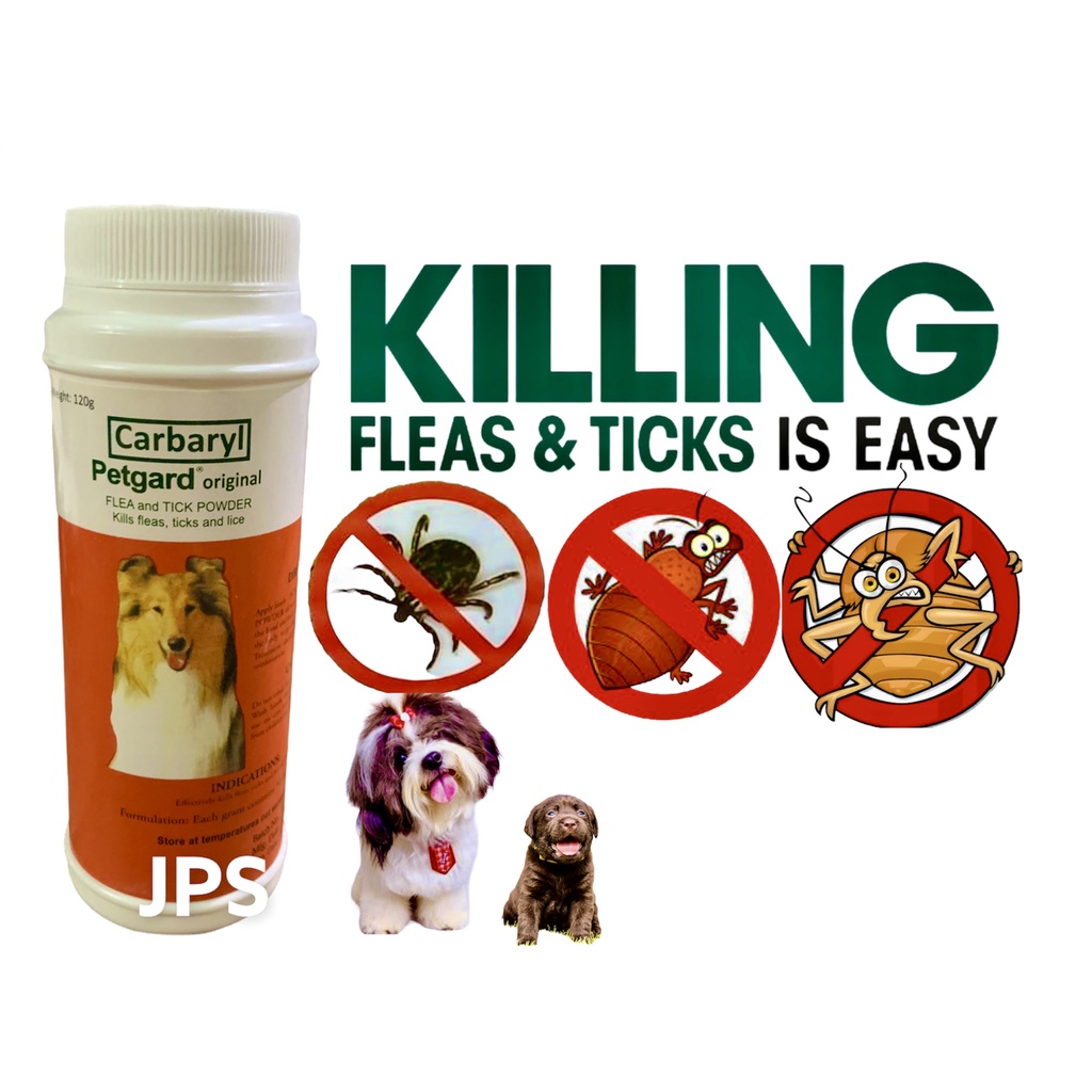 PETGARD ANTI TICK AND FLEA, LICE MITES KILLER POWDER FOR DOG ANTI