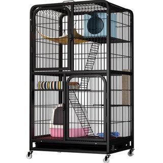 Cat Cage Easy Assemble Cage Pet 2/4 Layer House Pet Cage #2