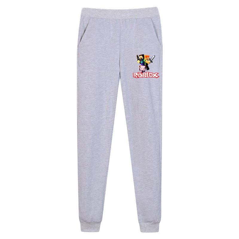 Kids Minecraft Pants Boy S Roblox Sweatpants Girl Fashion Shopee Philippines - black joggers roblox