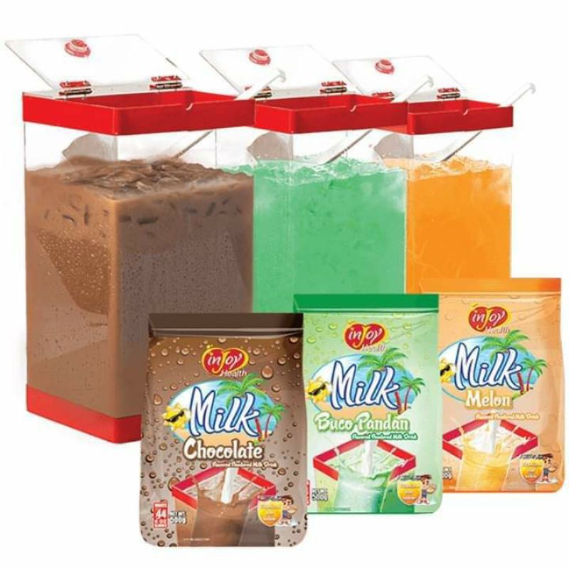 (10 + 1) INJOY MILK PALAMIG JUICE / INSTANT POWDERED MILK DRINK 500