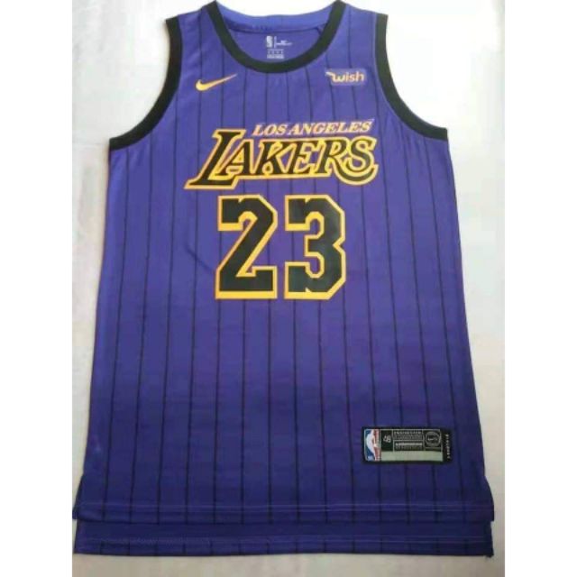 2019-2020 LAKERS City edition LeBron James Jersey | Shopee Philippines