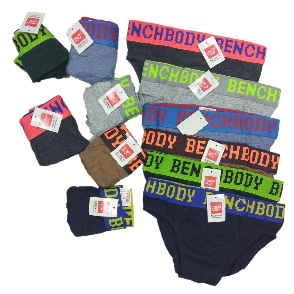 6/12PCS BENCH Brief Underwear COTTON MEN'S BRIEFS. Shopee Philippines