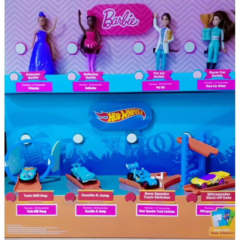 Happy Meal Mcd Nov 2020 Barbie And Hot 