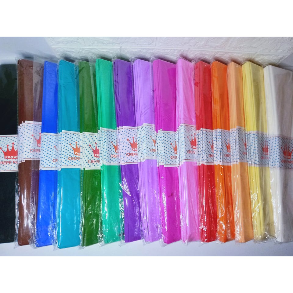 Premium Crepe Paper (Sold per Piece) | Shopee Philippines