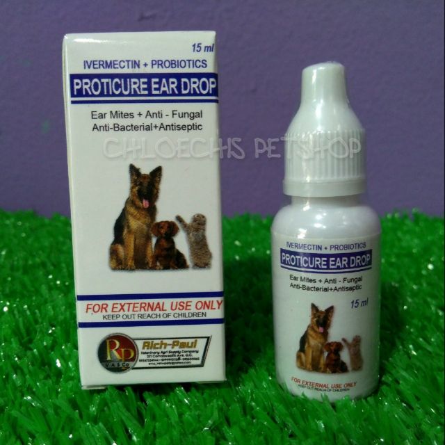 Antifungal Ear Drops 15ML For Cat Dog Ear Mites Infection