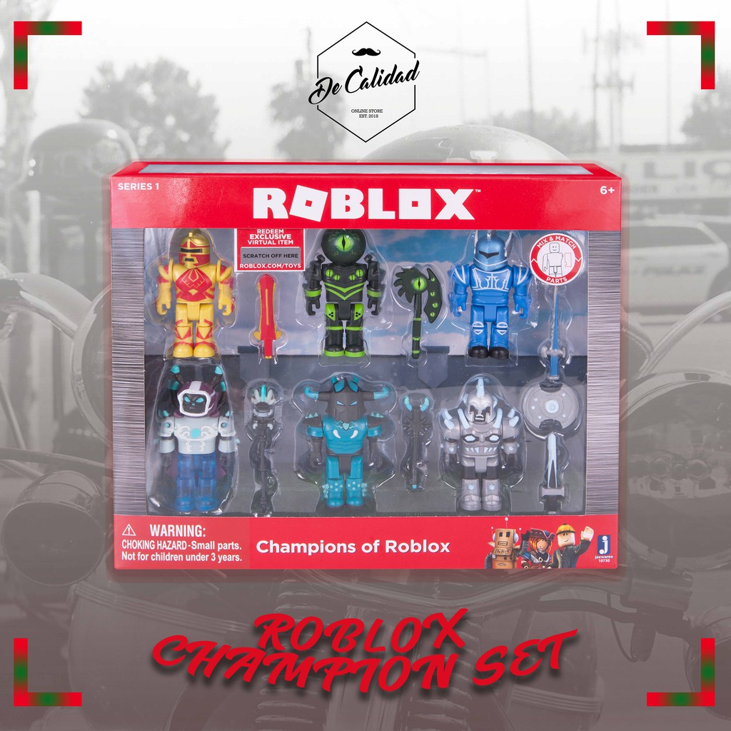 Roblox Champion Toy Set No Code Decalidad Shopee Philippines - roblox champions of roblox back