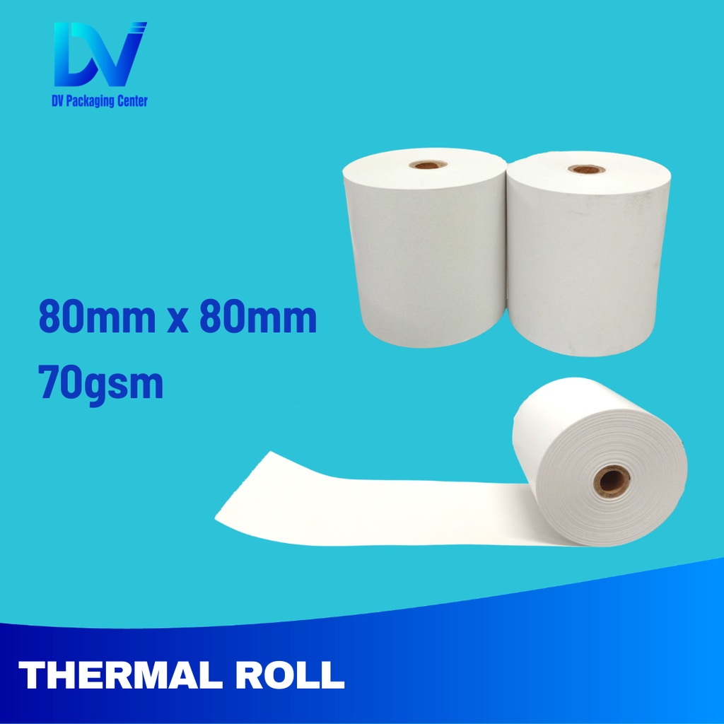 Thermal Roll 80mm x 80mm (1 Roll) Shopee Philippines