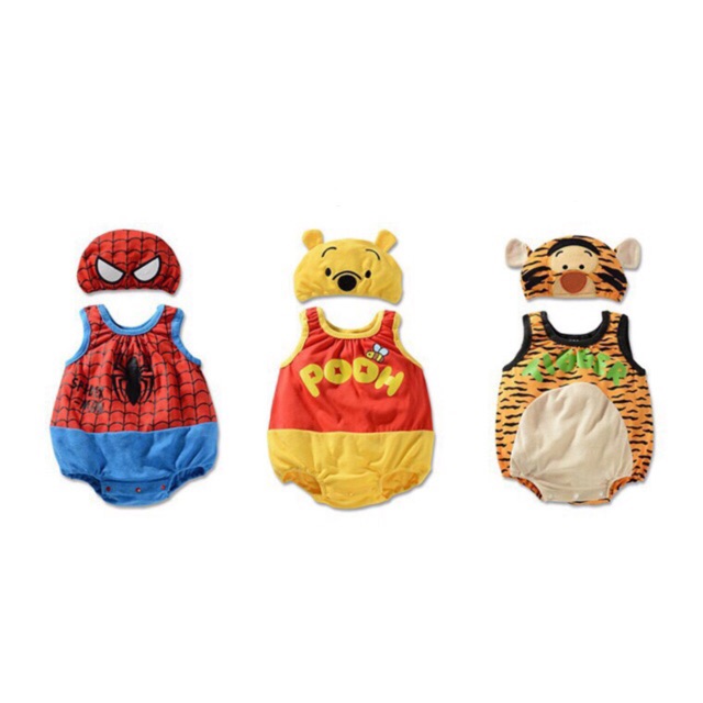 baby character onesies