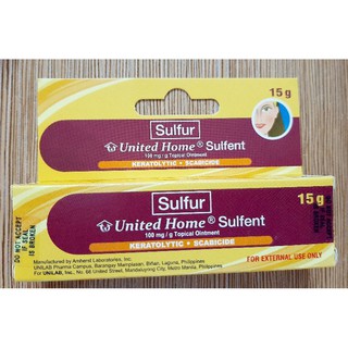 SULFUR OINTMENT 15g (SULFTENT 15g&30g),Salicylic +Benzoic acid ointment (Whitfields)15g Choose